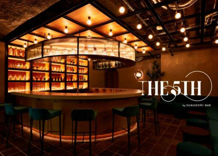 The stylish, moody interiors of THE 5th by SUMADORI-BAR.